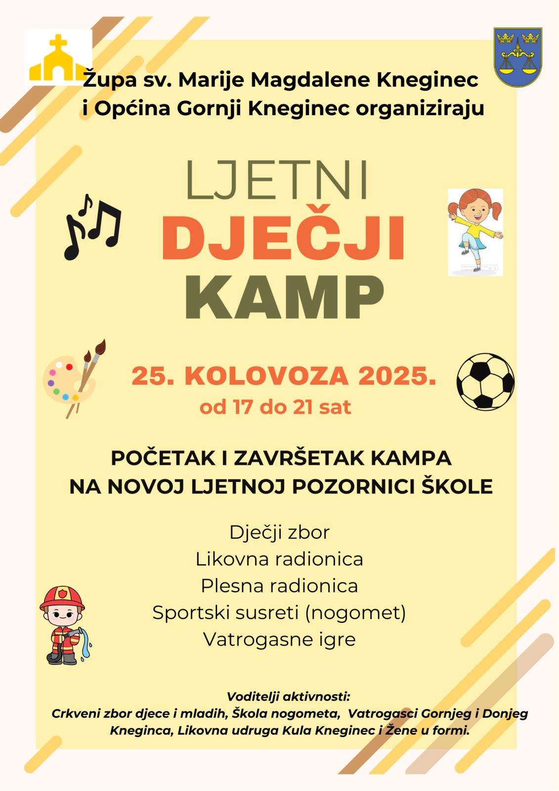 Poziv na Ljetni dječji kamp u našoj župi