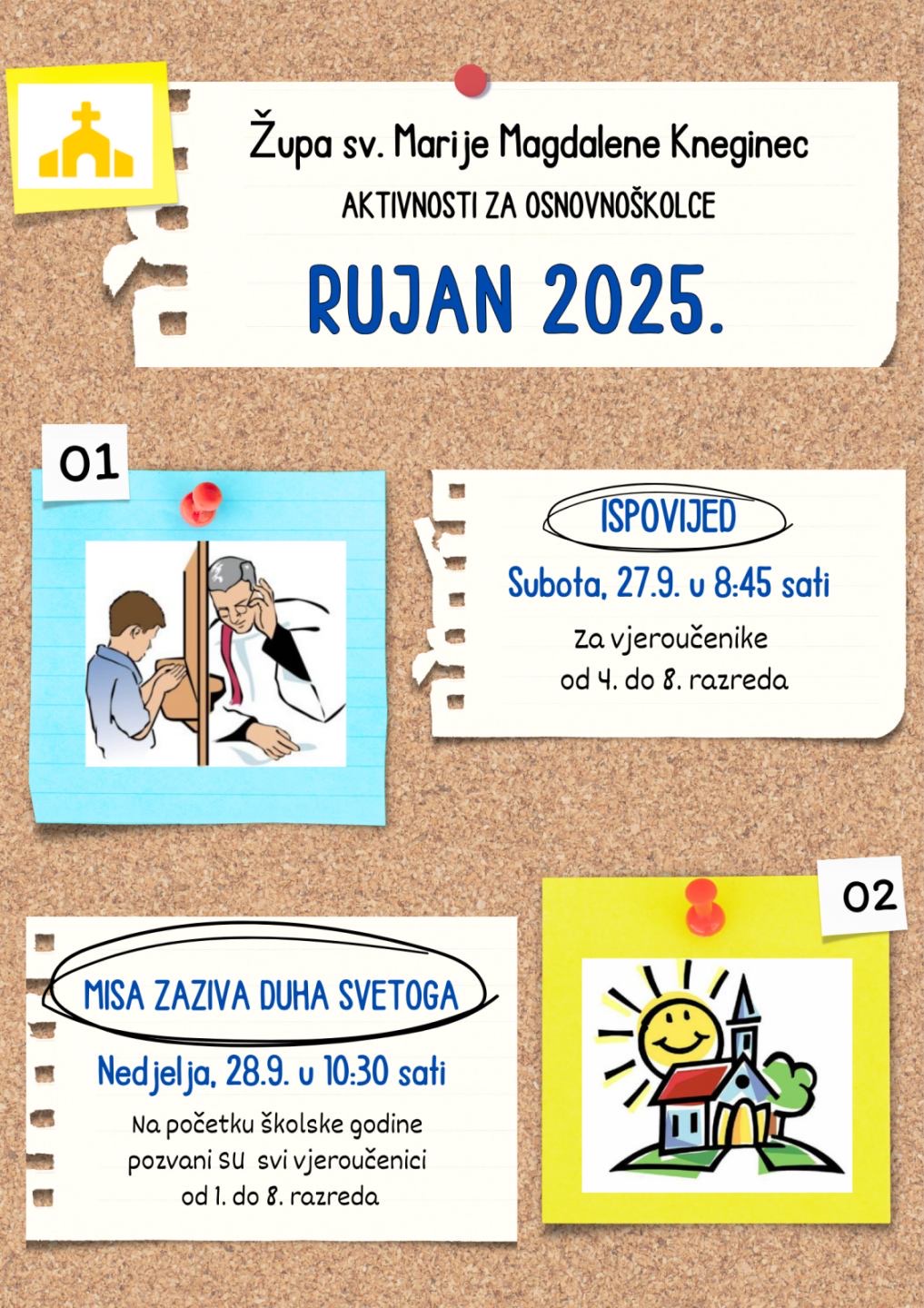 Župna kateheza za rujan