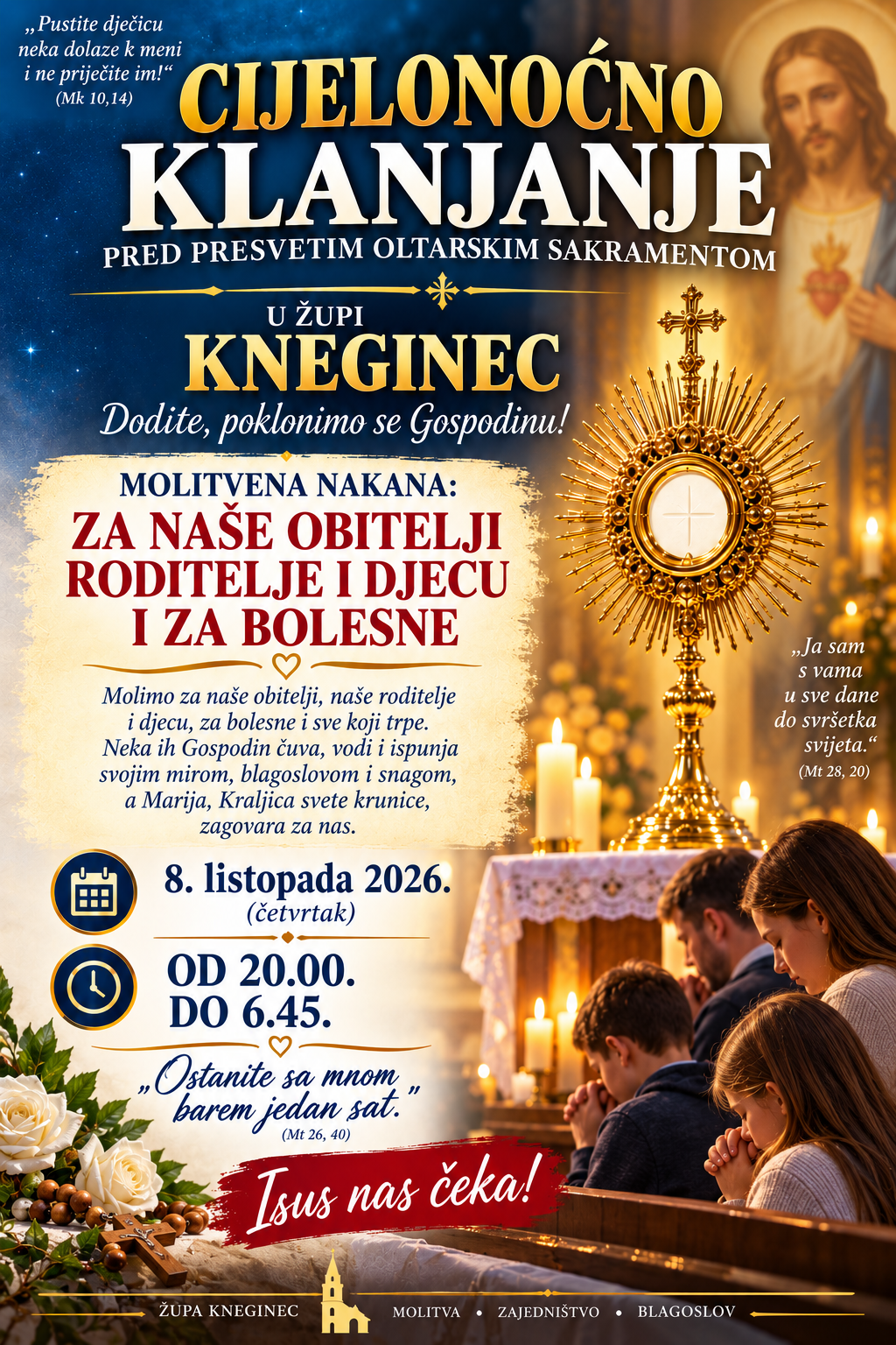 Cjelonoćno klanjanje u Knegincu